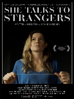 Она разговаривает с незнакомцами